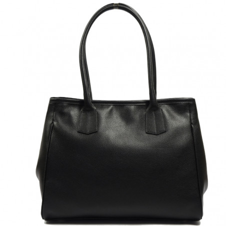 Berthille Elisa Shopping Bag Grain Black