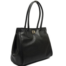 Berthille Elisa Shopping Bag Grain Black