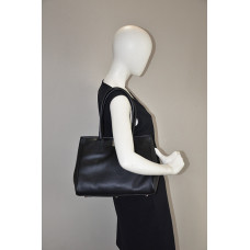 Berthille Elisa Shopping Bag Grain Black