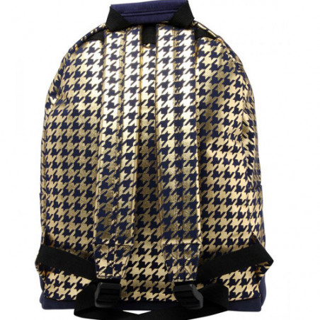 Mi pac Premium Sac à dos PC 14" Houndstooth Navy Gold dos