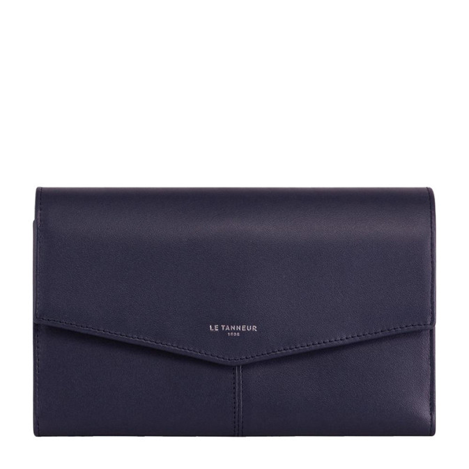 Le Tanneur Charlotte Wallet and Cheque Holder Twilight