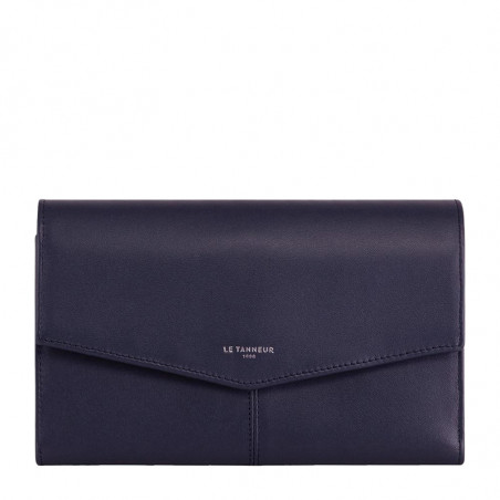 Le Tanneur Charlotte Wallet and Cheque Holder Twilight