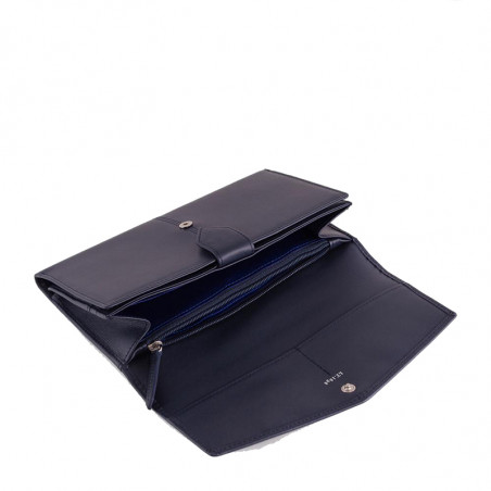 Le Tanneur Charlotte Wallet and Cheque Holder Twilight