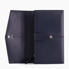 Le Tanneur Charlotte Wallet and Cheque Holder Twilight