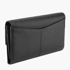 The Tanner Charlotte Wallet and Checkbook Cover Black