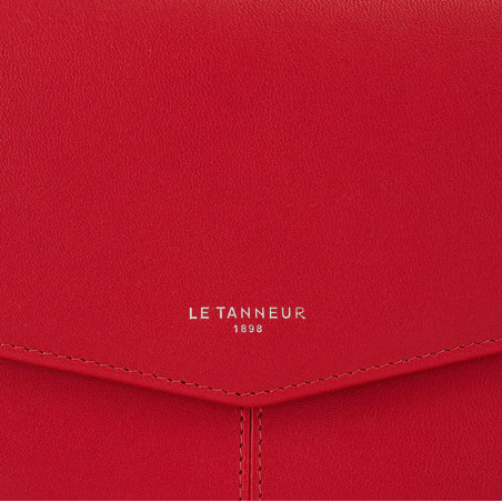 Le Tanneur Charlotte Wallet and Cheque Holder Grenat