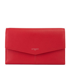 Le Tanneur Charlotte Wallet and Cheque Holder Grenat