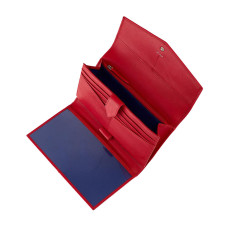Le Tanneur Charlotte Wallet and Cheque Holder Grenat