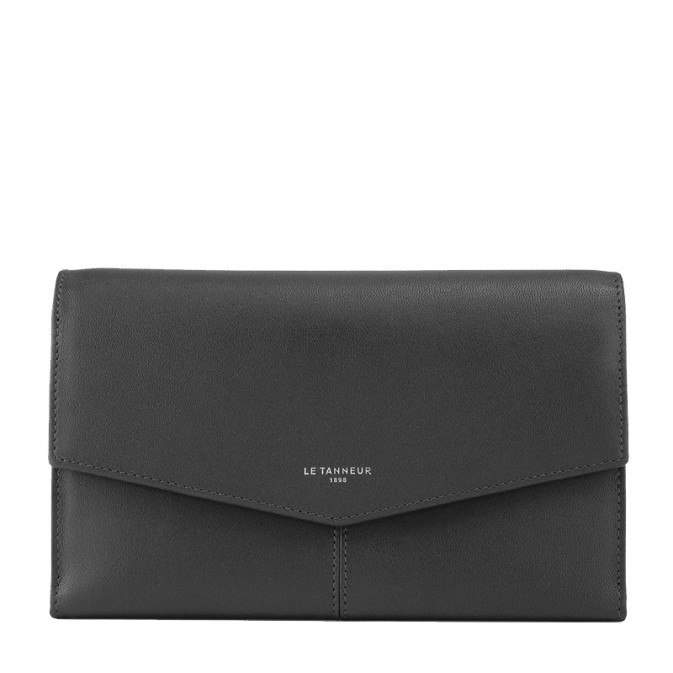 The Tanner Charlotte Wallet and Checkbook Cover Black