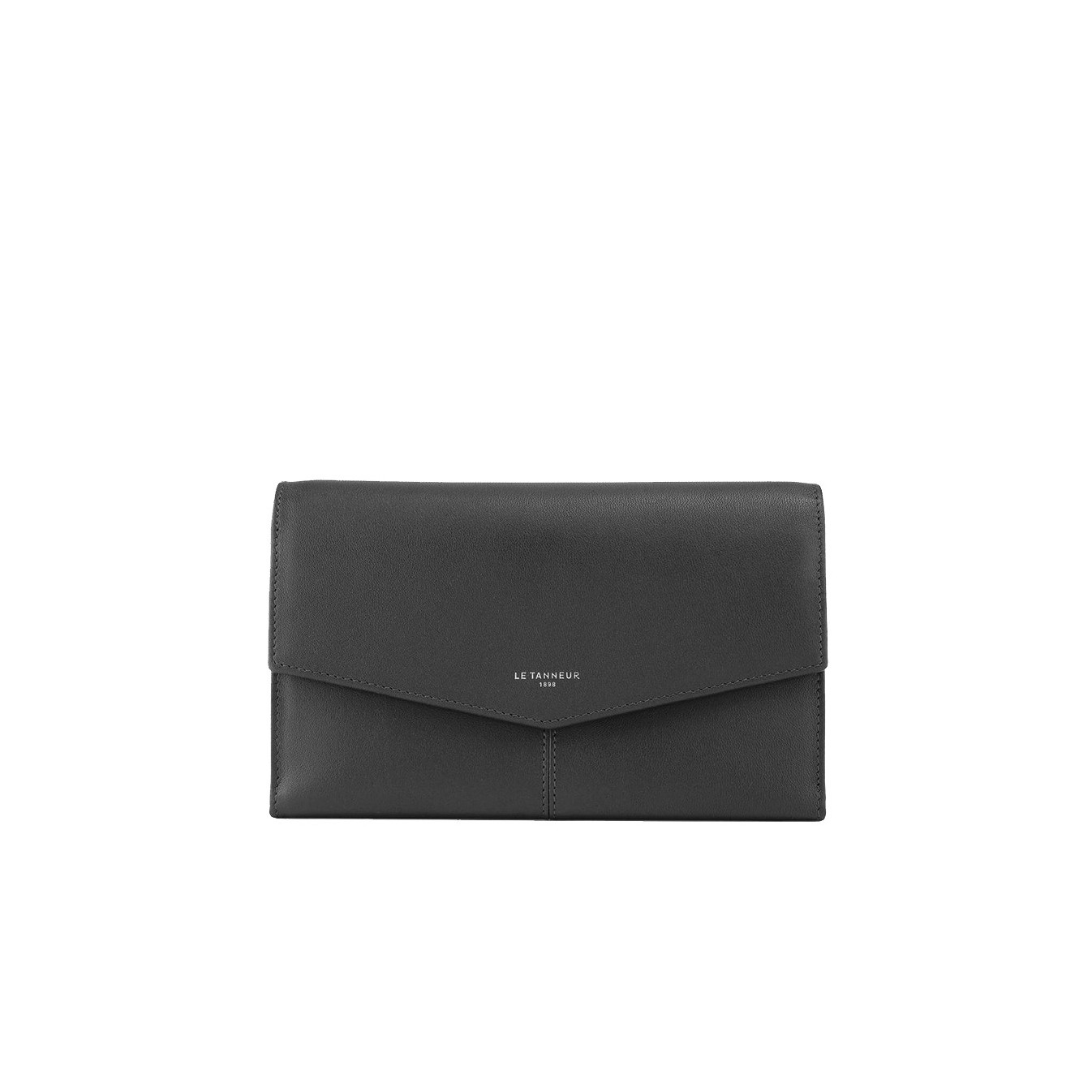 The Tanner Charlotte Wallet and Checkbook Cover Black