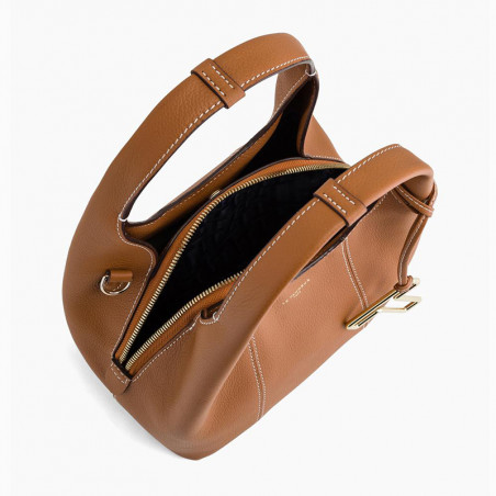 Le Tanneur Juliette Small Grainy Leather Handbag