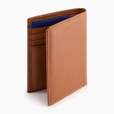 Le Tanneur Martin Medium Vertical 2-Flap Tan Wallet