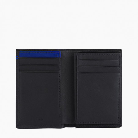 Le Tanneur Martin medium leather card holder Black