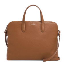 Le Tanneur Sophie Document Holder in Leather 1 Compartment PC 14" Tan