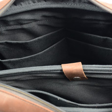 Fourès Workshops Baroudeur Leather Satchel 39cm F9519 Cognac
