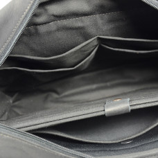 Fourès Workshops Baroudeur Leather Satchel 39cm F9519 Black