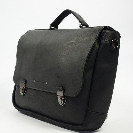 Ateliers Fourès Baroudeur School Bag 39 Cm F9540 Black