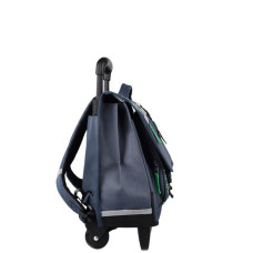 Caméléon Actual Cartable A Roulettes 38cm Green Geo