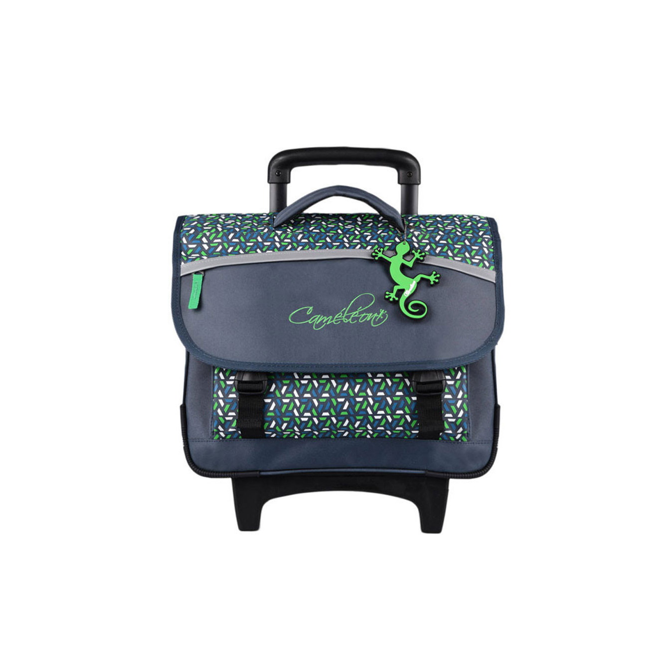 Chameleon Actual Wheeled Backpack 38cm Green Geo