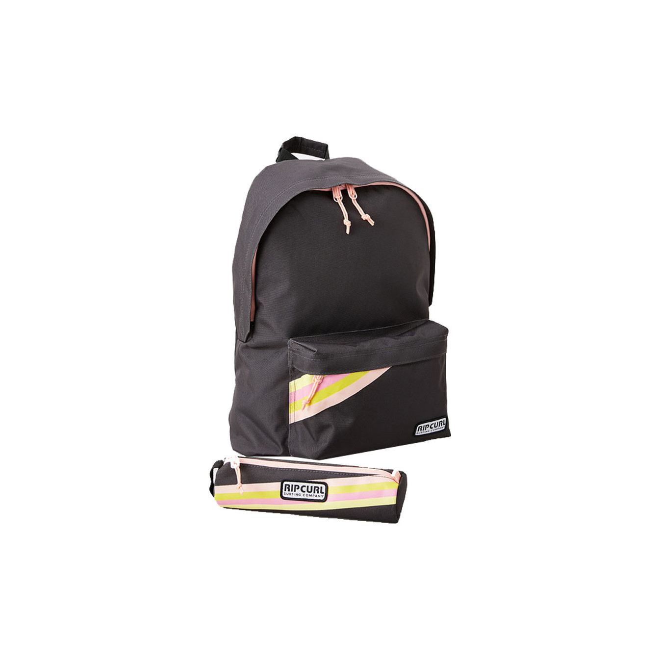 Rip Curl Surf Revival Dome Backpack and Washed Black Wash Bag