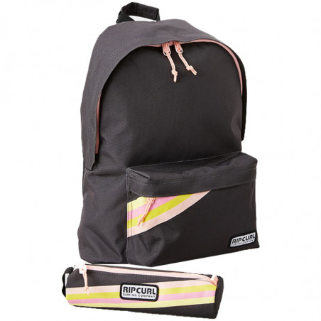 Rip Curl Surf Revival Dome Backpack and Washed Black Wash Bag