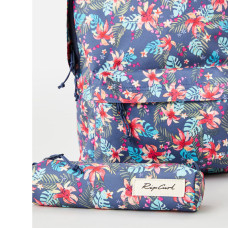 Rip Curl Havana Floral Dome Backpack and Blue Pencil Case