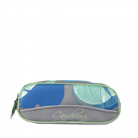 Chameleon Double Pouch Actual Grey Tropical