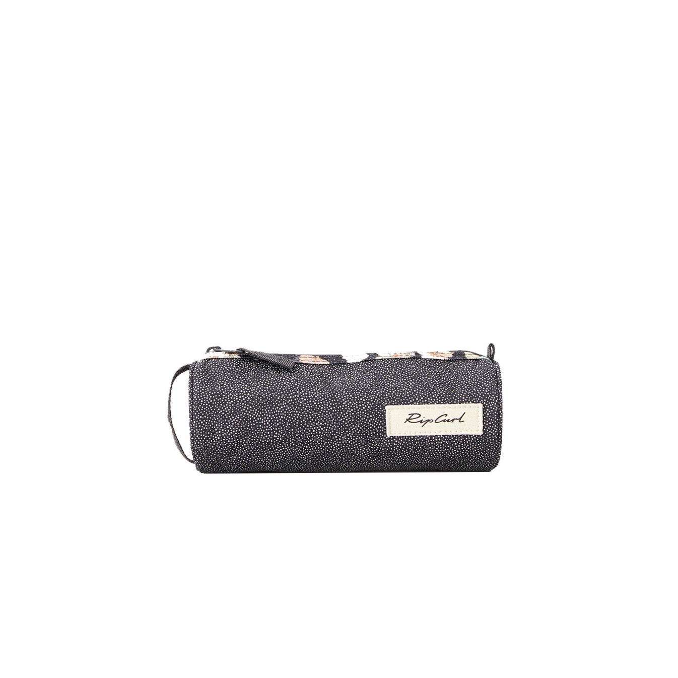 Rip Curl Havana Floral Round Pencil Case Washed Black