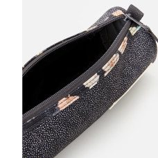 Rip Curl Havana Floral Trousse Ronde Pencil Case Washed Black