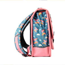 Camaleon Retro 38cm School Bag Green Windmill