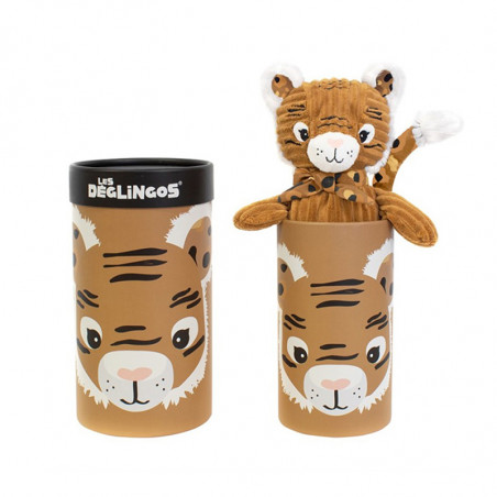 The Deglingos Large Plush Doudou Speculos The Tiger