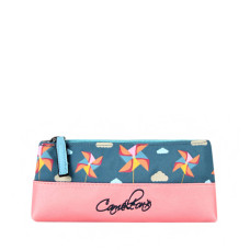 Cameleon Retro Green Windmill Pencil Case