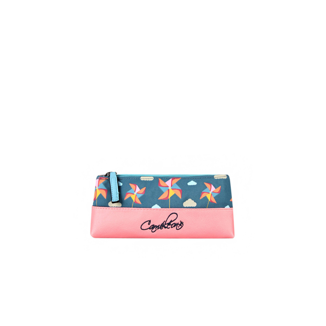 Cameleon Retro Green Windmill Pencil Case