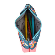 Cameleon Retro Green Windmill Pencil Case