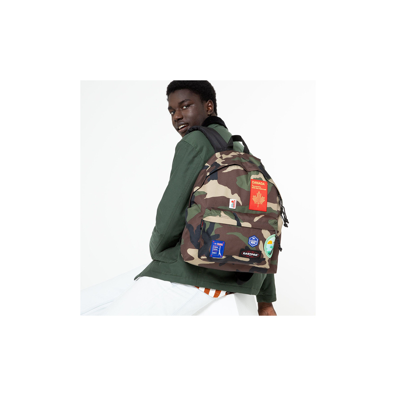 Eastpak Padded Pak'r Backpack K52 Patched Camo