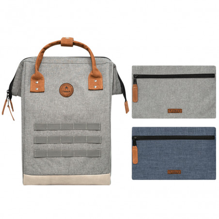 Cabaïa Medium New York Backpack 13" Gray