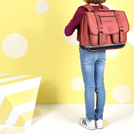 Caméléon Vintage Color Backpack 38cm Totaly Brick