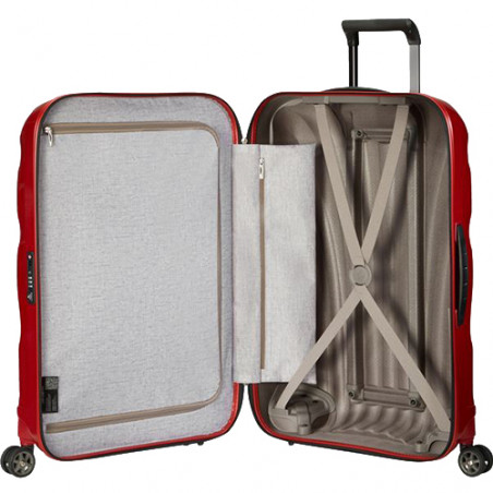 Samsonite C-lite Spinner Suitcase 69cm 4 Wheels Chili Red