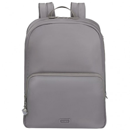 Samsonite Karissa Biz Sac À Dos PC 15.6″ 2 Compartiments Lilac Grey de face