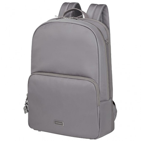 Samsonite Karissa Biz Sac À Dos PC 15.6″ 2 Compartiments Lilac Grey de biais