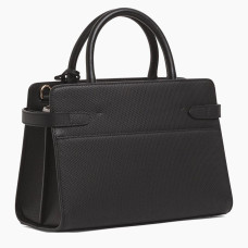 Le Tanneur Emilie Medium Leather Handbag in Black