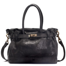 Biba Blossom Black Handbag