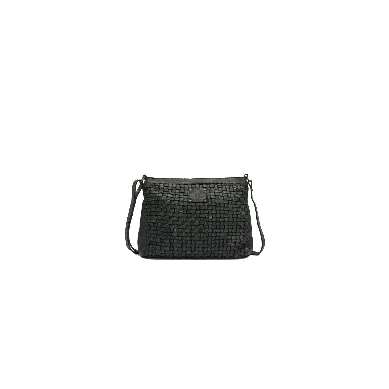 Biba Kansas KA2 Sac Besace Verde de face
