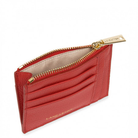 Lancaster Dune Card Holder 129-22 Red