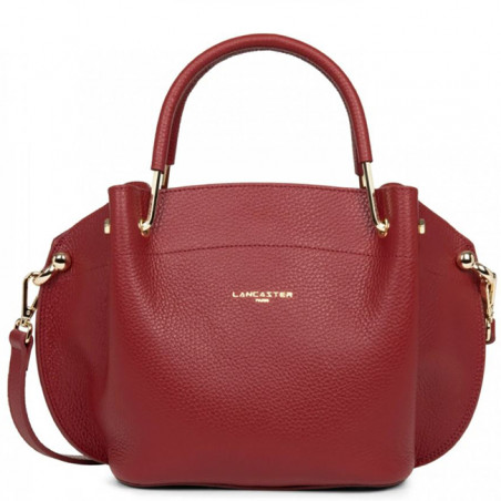 Lancaster Foulonne Double Sac A Main Louisa 470-18 Carmin In Blush de face