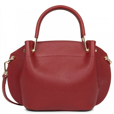Lancaster Foulonne Double Handbag Louisa 470-18 Carmine In Blush