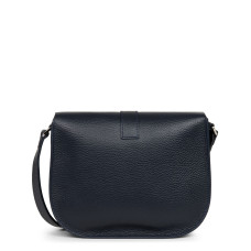 Lancaster Foulonne Double Sac Besace 470-35 Blue In Silver
