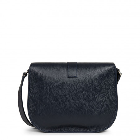 Lancaster Dune Sac Besace 470-22 Bleu In Argent de dos