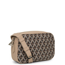 Lancaster Ikon Crossbody Bag 418-15 Nude Brown
