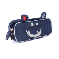 The Deglingos Double Pencil Case Hippo the hippo